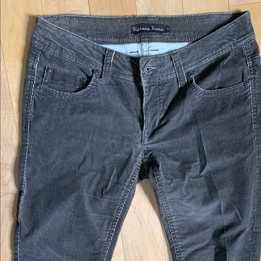 Highway Jeans Gray High Rise Jeans